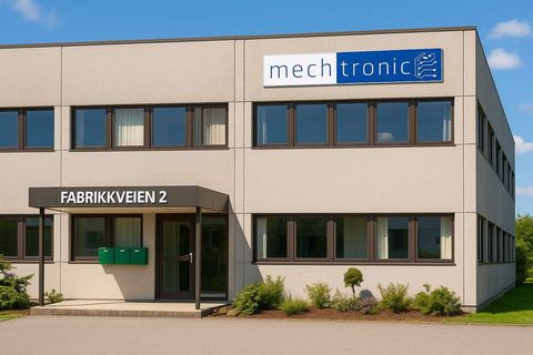 Mechtronic sitt bygg i Fabrikkveien 2 på Kvål